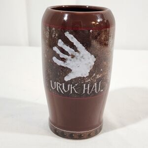 Lord of the Rings Movie Pint Glass Mug Cup Pottery Ceramic